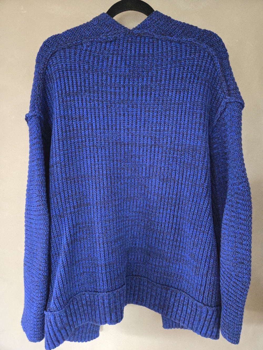 Free People | Chunky Open-Front 'High Hopes' Blue Cardigan Sweater, Size XS - Picture 3 of 7